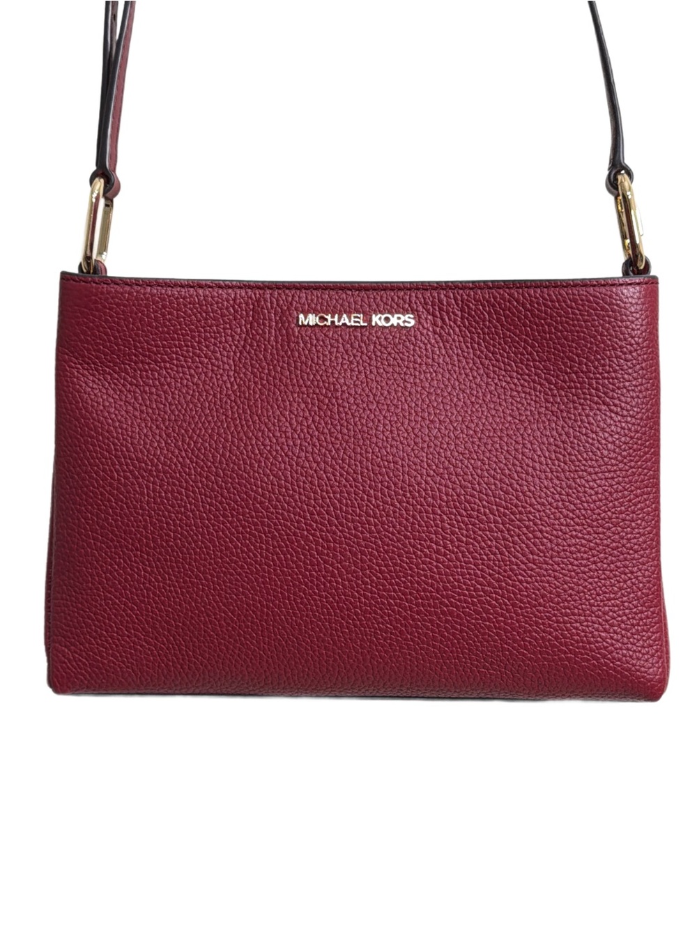 Michael Kors Trisha Medium Crossbody Bag in Cherry Red